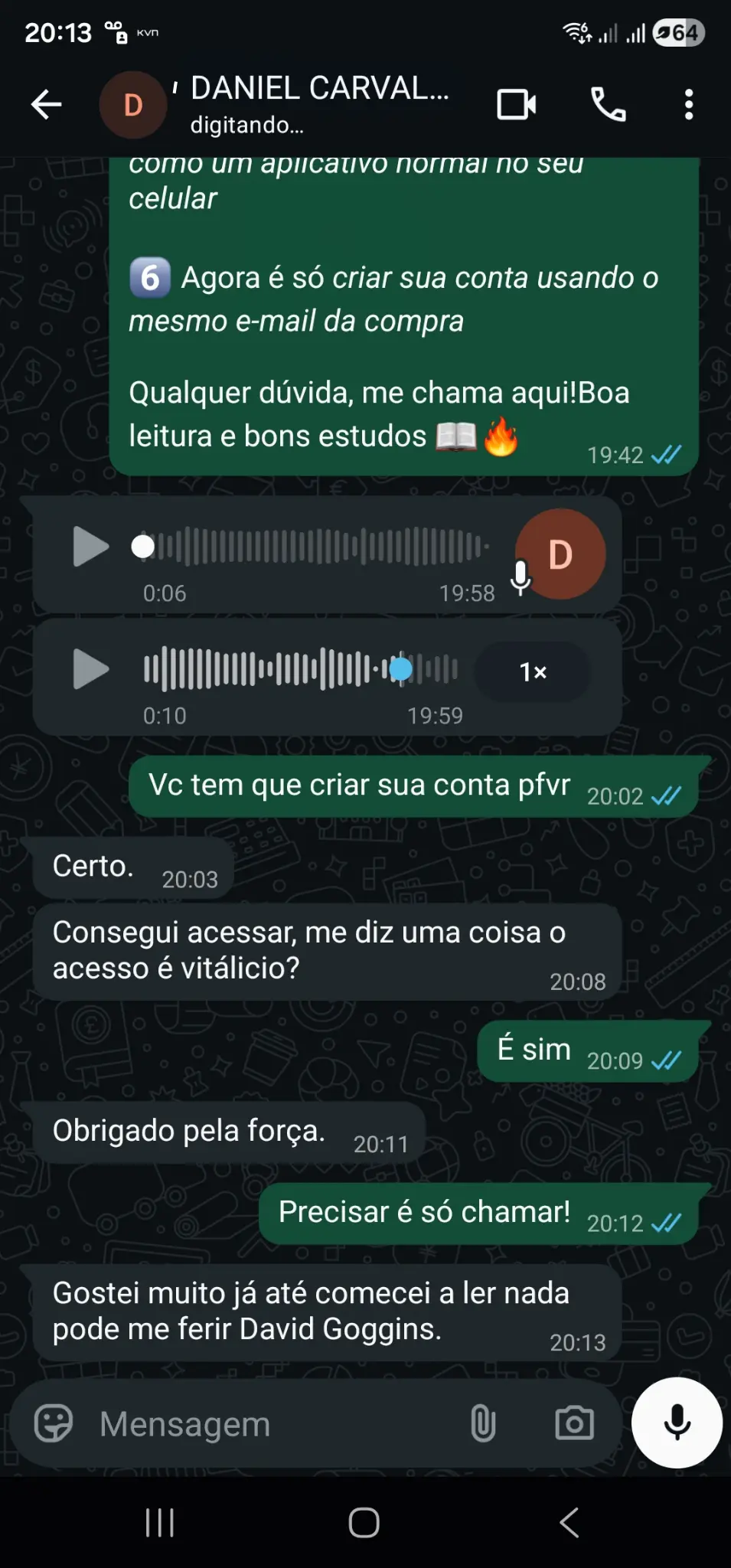 Feedback de cliente 1